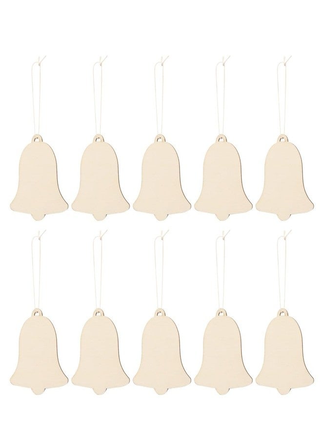 CozyCrest زينة عيد الميلاد من كوزي كريست، قطع من خشب MDF وشرائح خشبية، قطع غير مكتملة لتعليق شجرة عيد الميلاد، عناصر زينة يدوية الصنع، مثالية لأعمال عيد الميلاد والهدايا (التصميم 10) - Image 1